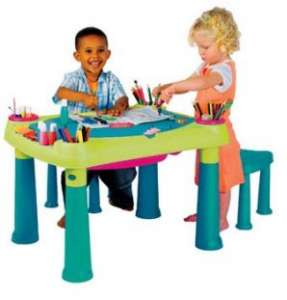        Keter CREATIVE TABLE + 2 STOOLS - 