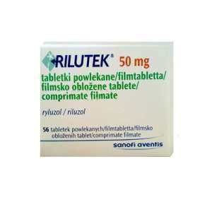        (Rilutek 50 MG 56 Tablet)  . - 