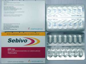      (Sebivo 600 MG 28 Tablet)   . - 