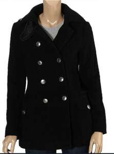   Ladies Wool Long Peacoat Alpha Industries ()