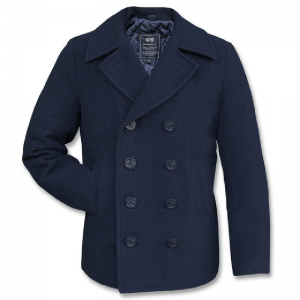   Navy Pea Coat Alpha Industries ()