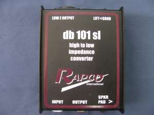   RAPCO DB-101SL PASSIVE DI BOX - 