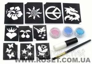   Shimmer Glitter Tattoos