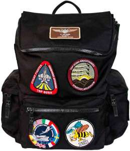   Top Gun backpack with patches ()