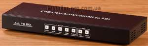 -- CVBS/HDMI/VGA/DVI  SDI - 