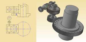  DM-Monster Drawing.  3D-   