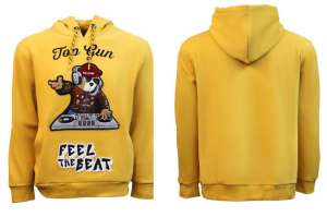  Top Gun DJ Bear Hoodie () - 