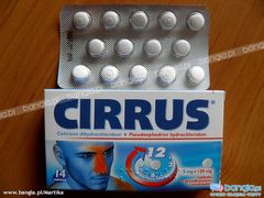 Cirrus pseuduefedrine 120mg tab - 