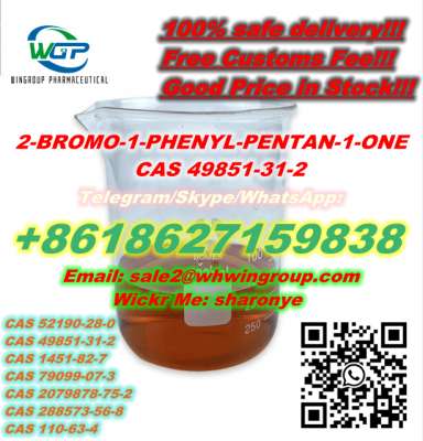  4. +8618627159838 Buy 2-BROMO-1-PHENYL-PENTAN-1-ONE CAS 49851-31-2 to Russia/Ukraine/USA/Australia