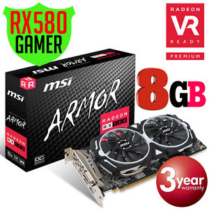 MSI Radeon RX 580 ARMOR 8G OC - 