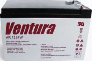 Аккумулятор Ventura 12В 7,9,12,18Ач до упса, эхолота, сигнализации, детской машины, мотоцикла. - оголошення