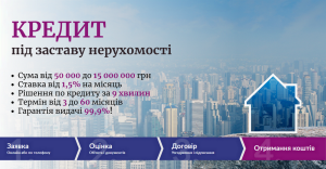 Вигідні кредити під заставу нерухомості від компанії 'Банкнота'. - объявление