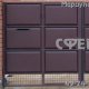 Въездные ворота филенчатые  шоколадка  Распашные ворота Мариуполь 492422 Фото, Купить, Заказать, Цена. - оголошення