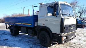 Грузоперевозки открытым бортовым автомобилем МАЗ 10т по Днепропетровску и области. - оголошення