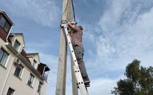 Камеру Установка на Стовп ВідеоСпостереження