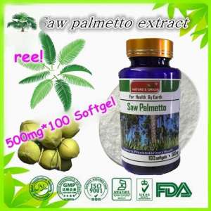 Капсулы Saw Palmetto Со Пальметто из плодов пальмы, 100 шт - от простатита и мужских воспалений