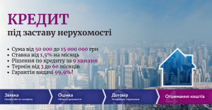 Кредит готівкою під заставу квартири за 1 день Київ. - оголошення
