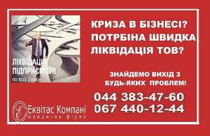 Ликвидация ООО под ключ Киев. Услуги по ликвидации ООО Киев. - оголошення