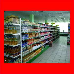 Металлические стеллажи, оборудование для продуктовых магазинов - объявление