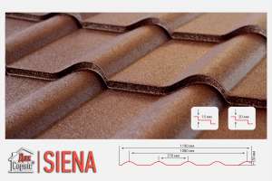Металочерепиця Siena (Опал). Завод Дах-Сервіс. Гарантія до 50 років! Без посередників