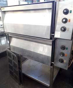 Печь б/у конвекция и пароувлажнение METOS Finnchef два уровня - оголошення