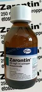 Продажа Заронтин (Zarontin) (Suxilep) Этосуксимид в сиропе