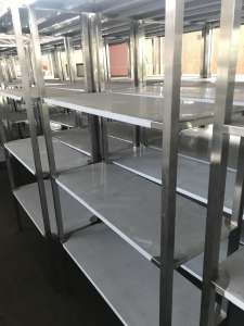 Продам новый стеллаж из нержавеющей стали высокого качества - оголошення