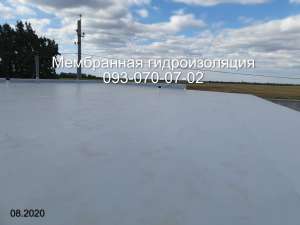 Ремонт мембранной кровли, укладка мембраны ПВХ в Николаеве