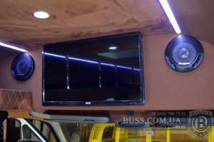 Стационарный телевизор монитор в микроавтобус автобус - объявление