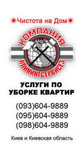 Уборка однокомнатной квартиры Киев Голосеевский район - оголошення